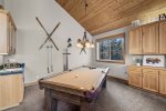 Aspen Lodge, Enjoy the Pool Table and Bar Area in the Great Room